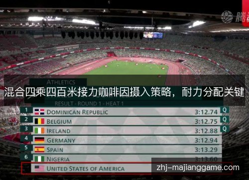 混合四乘四百米接力咖啡因摄入策略,耐力分配关键 混合四乘四百米接力咖啡因摄入策略,耐力分配关键